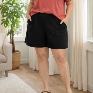 Lands' End Women's Black Skorts